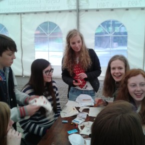 Młodzież z naszej gminy w Burkhardtsdorf