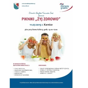 PIKNIK „ŻYJ ZDROWO” W KARNICACH