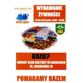 WYDAWANIE ŻYWNOŚCI