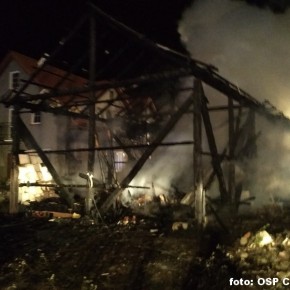 SPŁONĘŁA STODOŁA