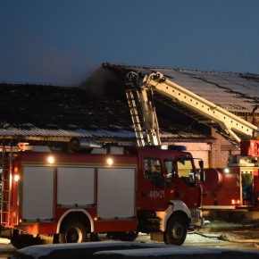 DUŻE STRATY PO POŻARZE HALI