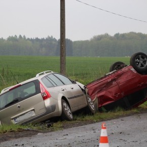 WYPADEK PODCZAS WYPRZEDZANIA