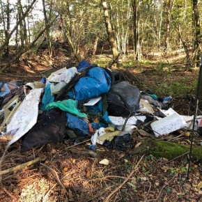 ŚMIECI PODRZUCONE W CIEĆMIERZU