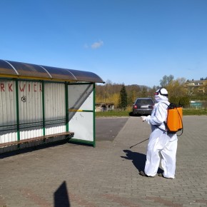 Zakład Gospodarki Komunalnej przeprowadził dezynfekcję