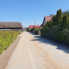 ULICA SPOKOJNA W POGORZELICY PO PRZEBUDOWIE
