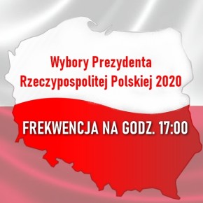 WYBORY PREZYDENCKIE. Frekwencja na godz. 17.00 WYBORY PREZYDENCKIE. Frekwencja na godz. 17.00