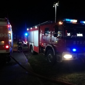 POŻAR ALTANKI W CERKWICY