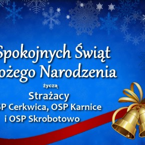 ŻYCZENIA ŚWIĄTECZNE OD STRAŻAKÓW