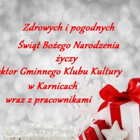 ŻYCZENIA OD PRACOWNIKÓW GMINNEGO KLUBU KULTURY
