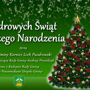 SAMORZĄD GMINY KARNICE ŻYCZY WESOŁYCH ŚWIĄT