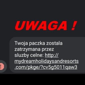 UWAGA NA FAŁSZYWE SMSY