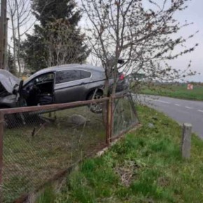 WYPADEK W SKROBOTOWIE – MIEJSCOWOŚĆ BEZ PRĄDU