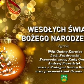ŻYCZENIA OD WÓJTA, RADNYCH I PRACOWNIKÓW UG
