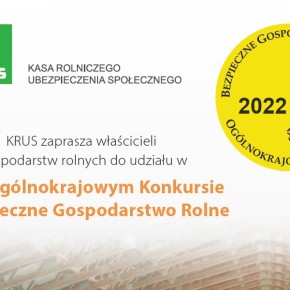 KONKURS BEZPIECZNE GOSPODARSTWO ROLNE