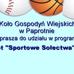 SPORTOWE SOŁECTWA W PAPROTNIE I CIEĆMIERZU