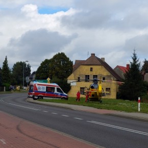 ŚMIGŁOWIEC LPR LĄDOWAŁ W KARNICACH