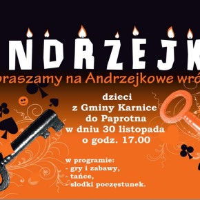 ZAPROSZENIE NA ZABAWĘ ANDRZEJKOWĄ