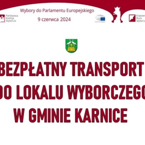 BEZPŁATNY TRANSPORT DO LOKALU WYBORCZEGO