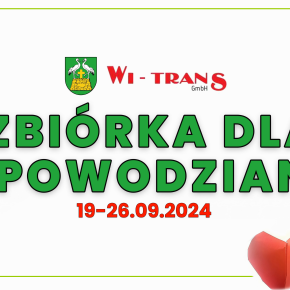 GMINA KARNICE DOŁĄCZYŁA DO ZBIÓRKI DARÓW DLA POWODZIAN