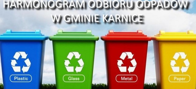 HARMONOGRAM WYWOZU ODPADÓW W 2026 ROKU