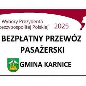 BEZPŁATNE PRZEWOZY W DNIU II TURY WYBORÓW