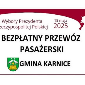 PRZEWOZY W DNIU WYBORÓW PREZYDENCKICH