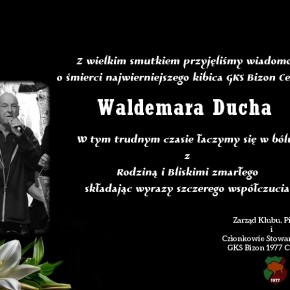 KONDOLENCJE OD GKS BIZON 1977 CERKWICA