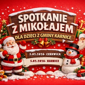 SPOTKANIE Z MIKOŁAJEM DLA DZIECI Z GMINY KARNICE