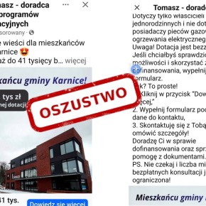 UWAŻAJ NA OSZUSTÓW!