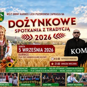 ZAPROSZENIE NA DOŻYNKOWE SPOTKANIA Z TRADYCJĄ 2026